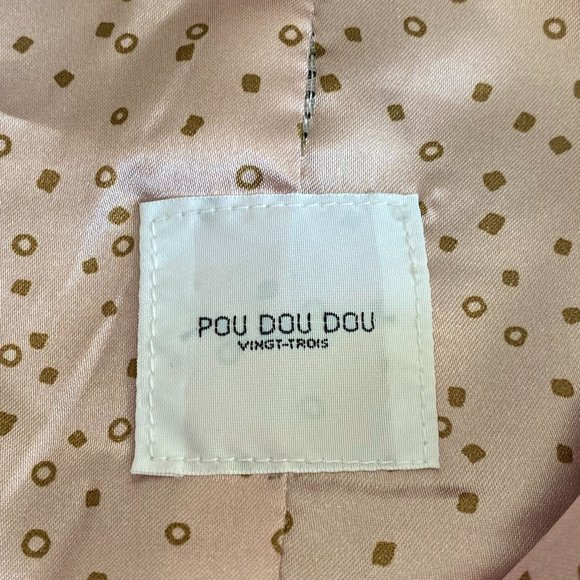 Pou Dou Dou Wool Blend Coat Cute - Picture 4 of 12